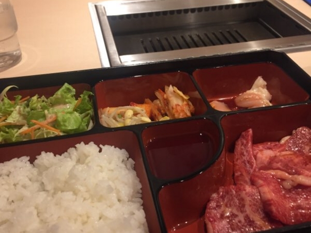 ランチの焼肉です。_焼肉 あかぎ 茅場町