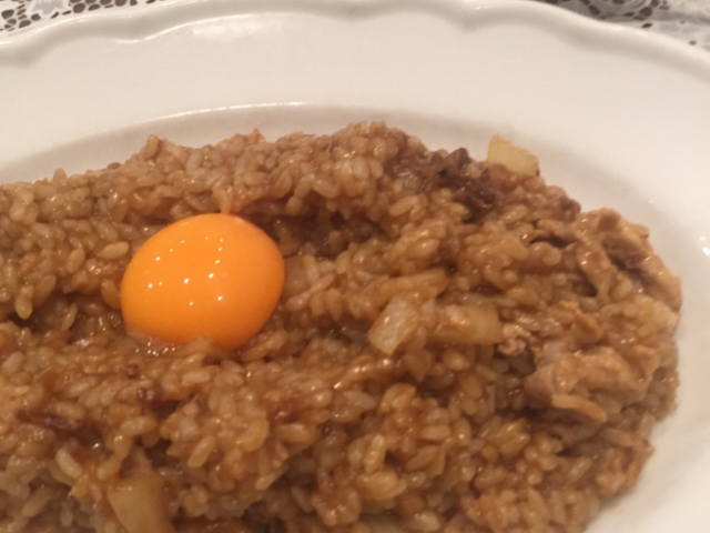 混ぜカレーです。_蜂の家大手町フィナンシャルシティ店