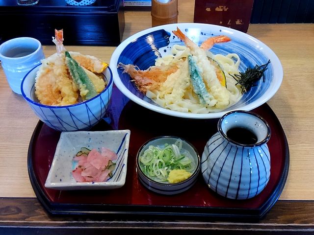 天おろしきしめん・お好みランチ(ミニ天丼)_和食麺処 サガミ 伊賀上野店