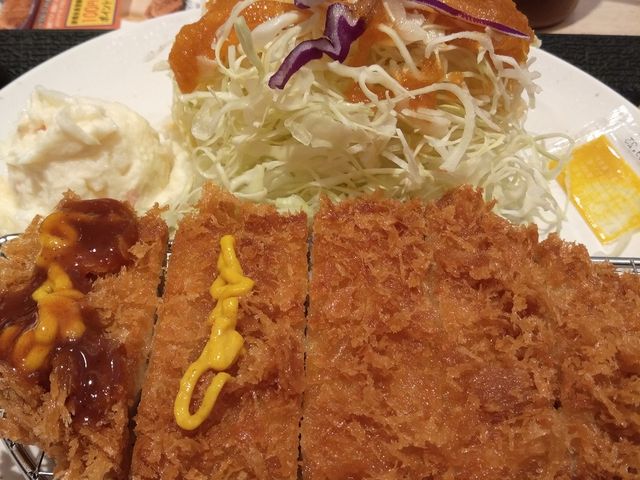 朝セット_とんかつ 松のや 幕張本郷店