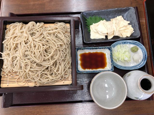 セイロ蕎麦と湯葉のセット_大村そば支店
