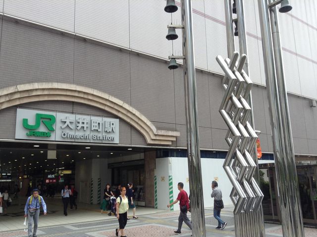 待ち合わせに便利な鐘_JR大井町駅
