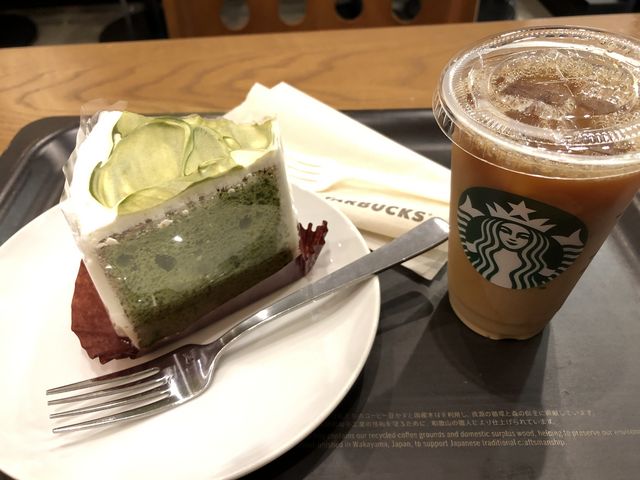 抹茶のシフォンケーキ_スターバックス・コーヒー アトレ上野店