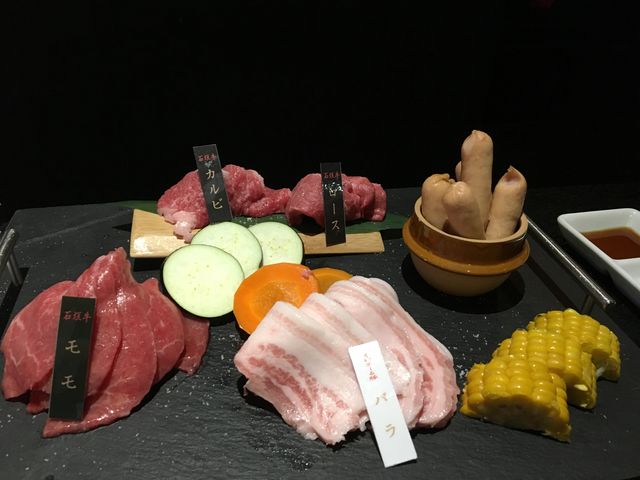 3人前のコース。_焼肉専家 いしなぎ屋