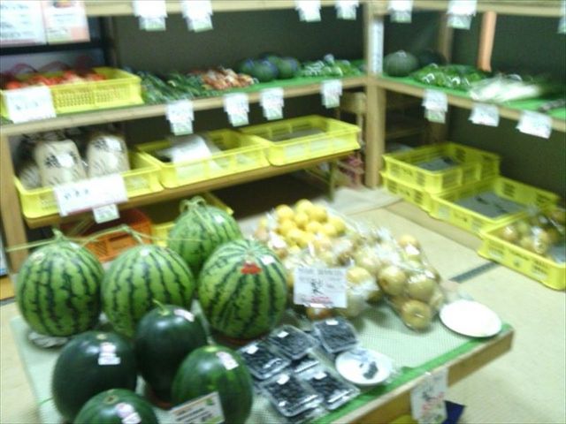 野菜直売コーナー_宝田温泉 宝の湯