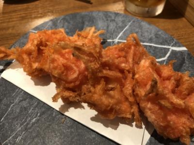 紅い鶏てん_天ぷら酒場 ゴロー 静岡