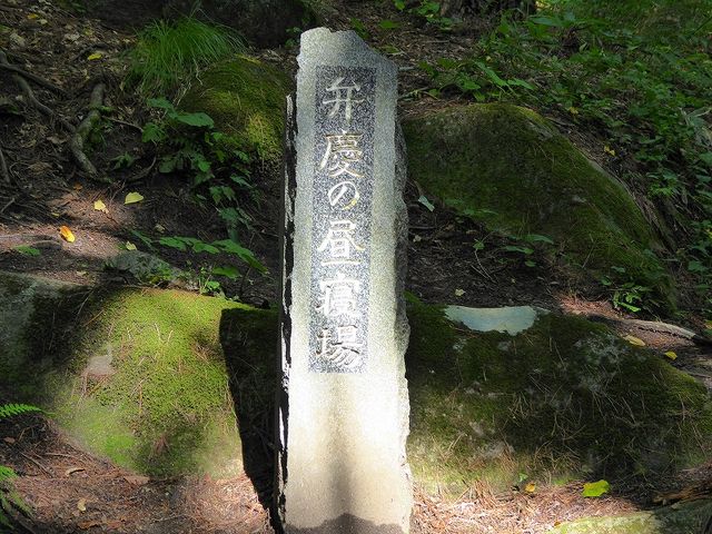 岩手県・遠野市・弁慶の昼寝場 _続石