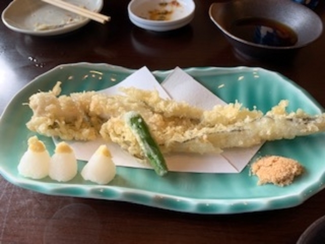 穴子天ぷら_田舎鮨本陣