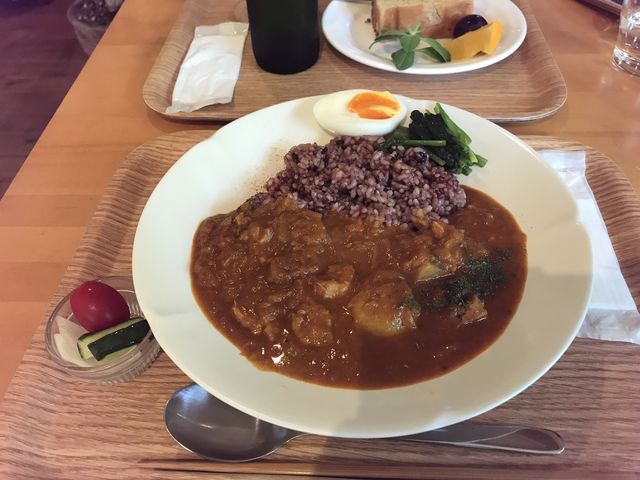 cafeポンチェのカレーセット_cafe ポンチェ