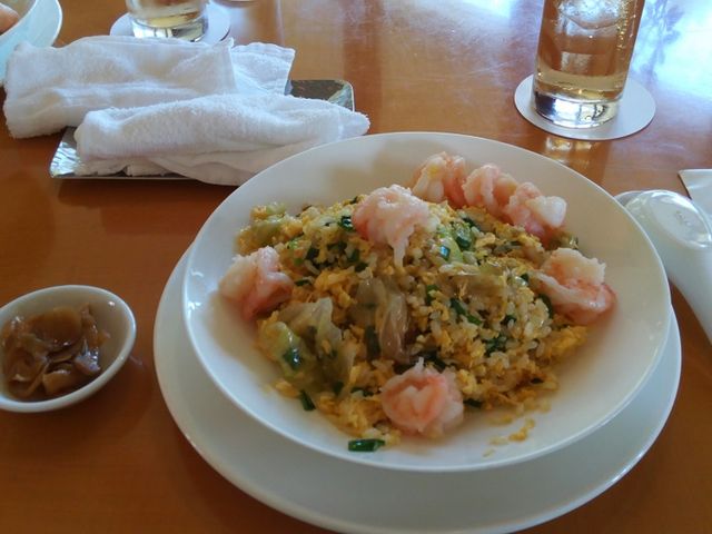 ザーサイと海老チャーハン_琉華菜苑