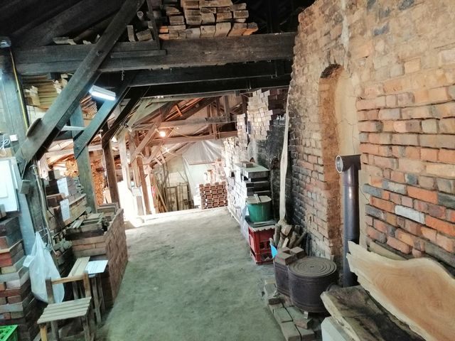 階段状に連なる窯_近代化産業遺産「三津谷の登り窯」