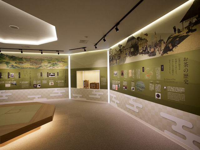 展示室です。お茶の歴史を勉強できます。_うれしの茶交流館「チャオシル」
