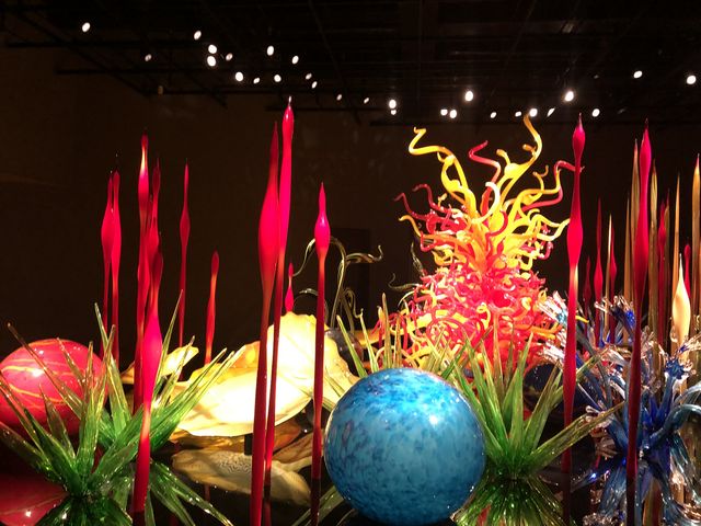 暗い為人物を写すことはできませんが、とても綺麗でした!_富山市ガラス美術館