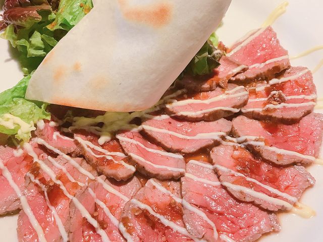 牛カルパッチョ_四季彩食 和樂 宇土店