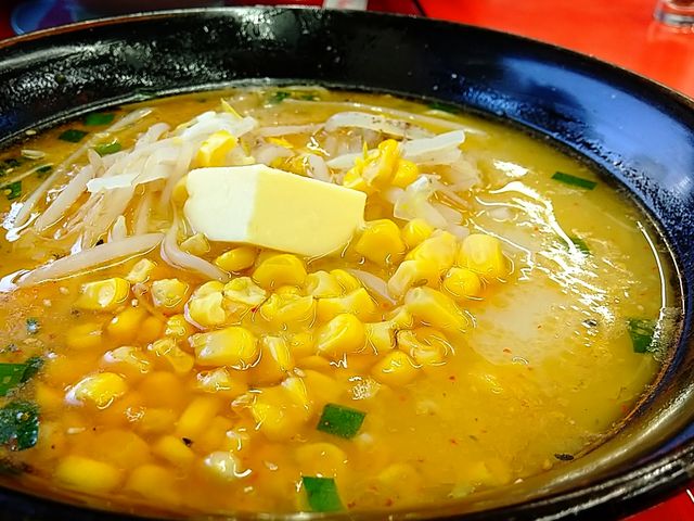 くるまやの塩バターコーンラーメン。塩もなかなかイケてます。_くるまやラーメン 宇都宮今泉店