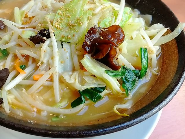 野菜がたっぷりの味噌野菜タンメン_幸楽苑静岡国吉田店