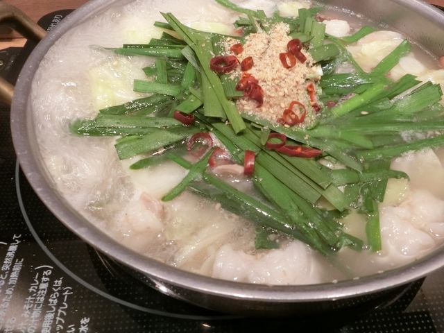 優しい味で博多に来て良かったと思います。_博多名物 もつ鍋笑楽