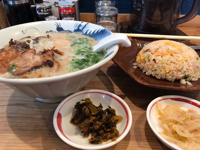 こく味玉子+チャーハンセット_龍の家麺打場