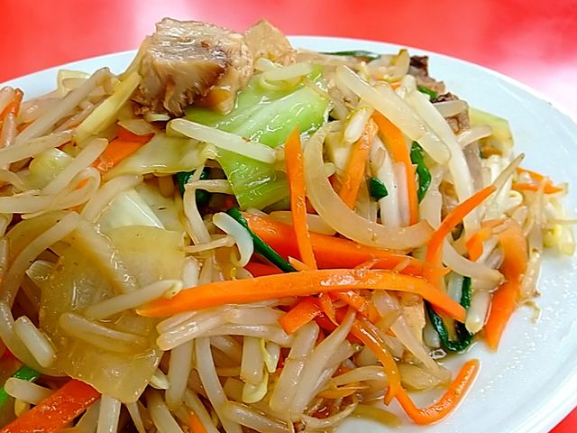 野菜炒めもいかが?_くるまやラーメン双葉店