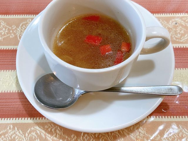 ランチのスープ_洋食屋