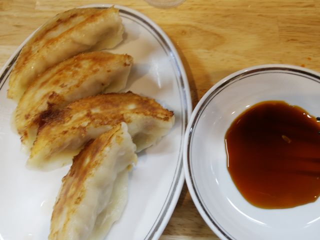 餃子は野菜がたっぷりでした。_昇龍 上野 PART.1