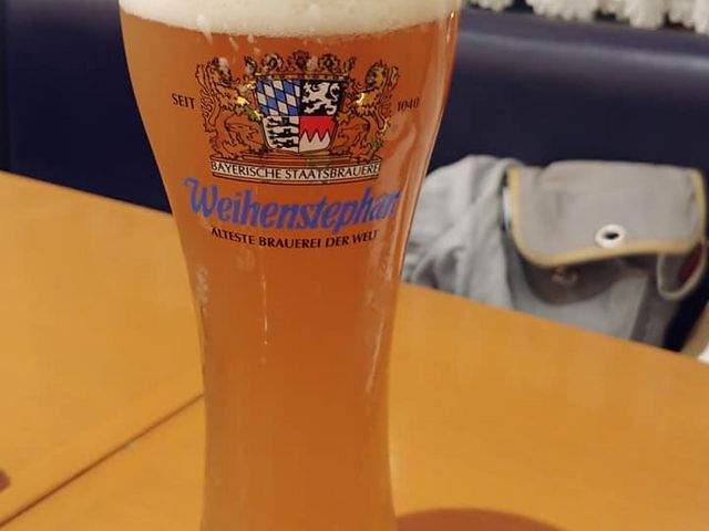 ヴァイエンシュテファン。飲みやすくてあっという間に無くなりました。_ヨーロピアンダイニング Bitte