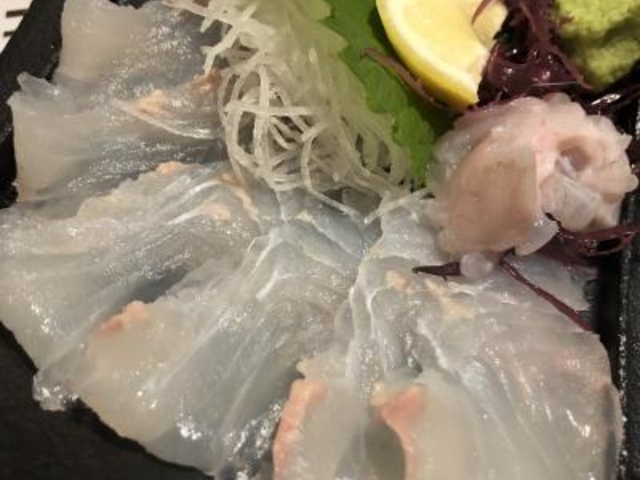 ヒラメ刺し_函館ダイニング 雅家