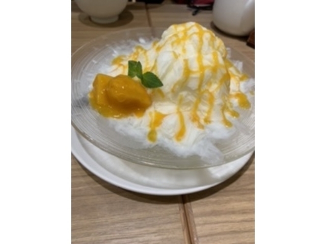 唯一美味しかった、かき氷みたいな品_鼎泰豐 タカシマヤタイムズスクウェア店