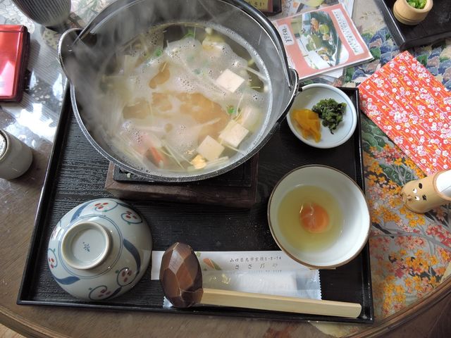 暖かい雑炊_ささ乃や