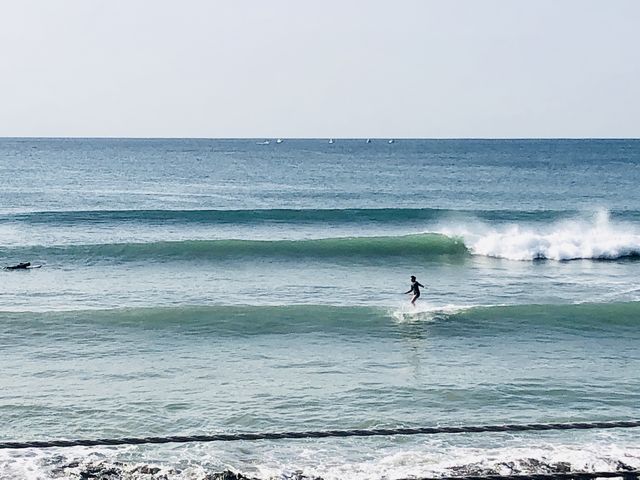 七里ヶ浜でのリラックスサーフィン
_GUIDERS SURFCLUB & GUIDE