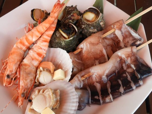 追加の浜焼き良かった_KKRホテルびわこ(国家公務員共済組合連合会びわこ保養所)