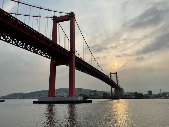 夕暮れ_若戸大橋