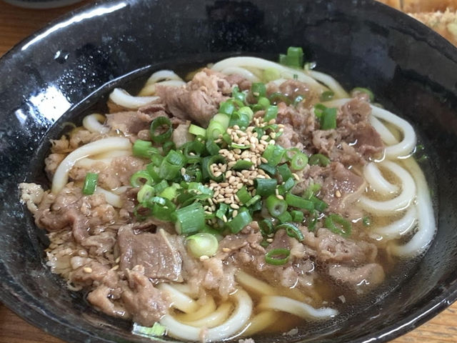 肉ぶっかけうどん_山神うどん