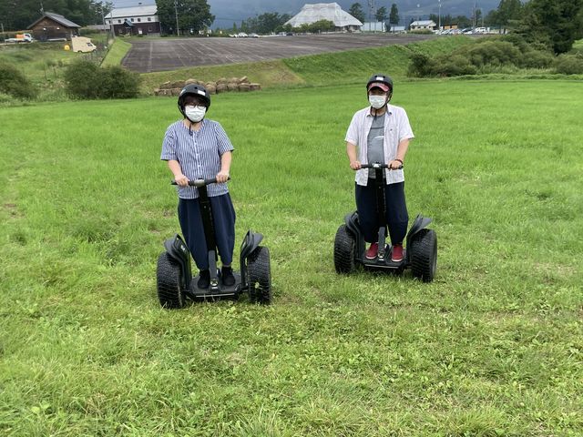 牧草地を自由走行している所を指導して下さった先生が撮影してくれました。_ORK ADVENTURE