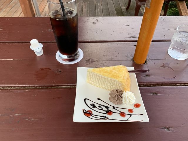 ケーキセット七百円なり。_cafe 森のテラス