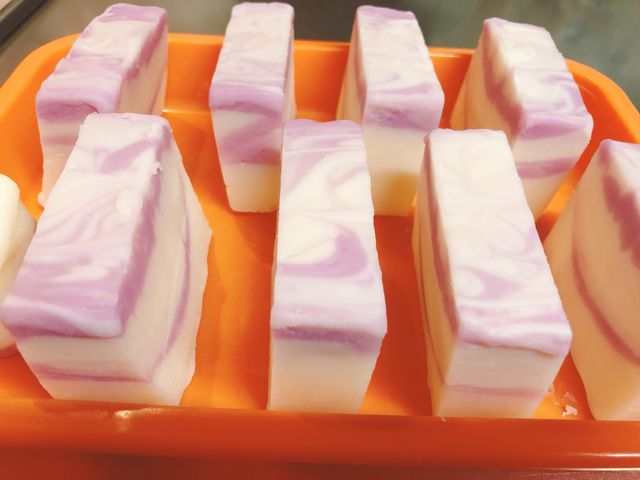 自宅でカットした手作り石けん_Aroma chum
