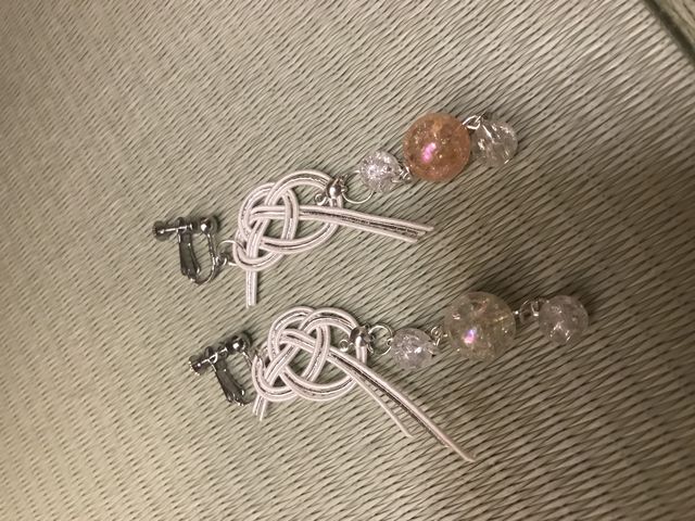 不器用なわたしもイヤリング作れました。_検番 花館