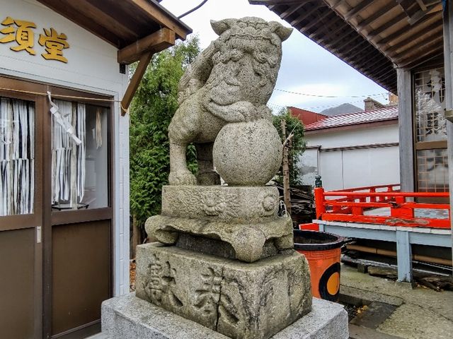 狛犬(吽形)_厳島神社