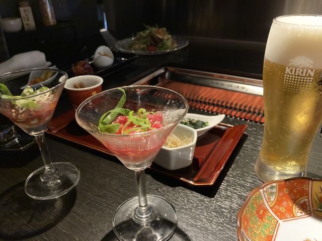 10000円コースの前菜です。_和牛とだし 一期 ICHIGO