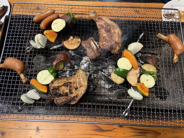 どれも美味しくいただきました。_かいがけ温泉 きのこの里