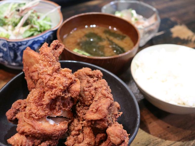 唐揚げ定食_頂き居酒屋 ふじや。
