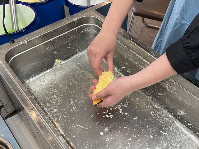 簡単そうに見えてコツが必要!_美唄フォレストセンター