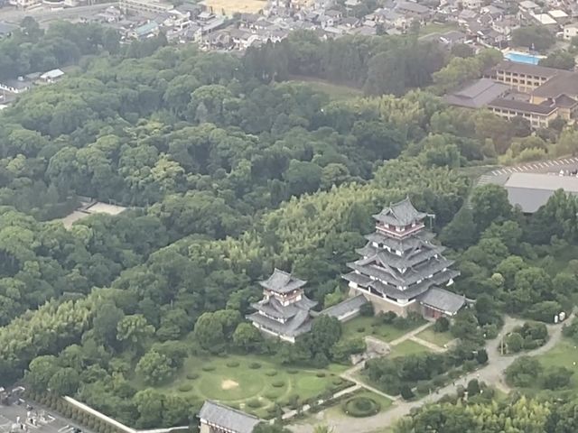 上空からの伏見城_気軽に乗れる京都ヘリコプター遊覧・クルージング<ISA TRAVEL>