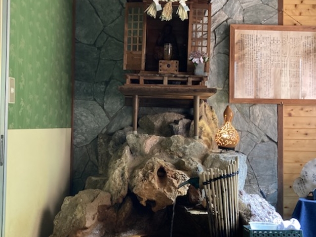 館内の飲泉場_泉岳館