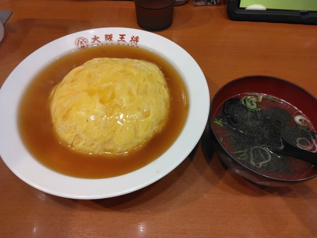 芸術品です、この天津炒飯。_大阪王将西葛西店