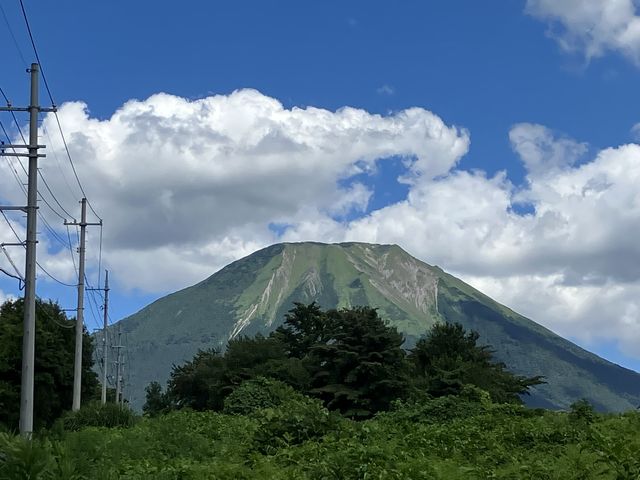 目の前には雄大な大山が。_旅籠 ゆうゆう