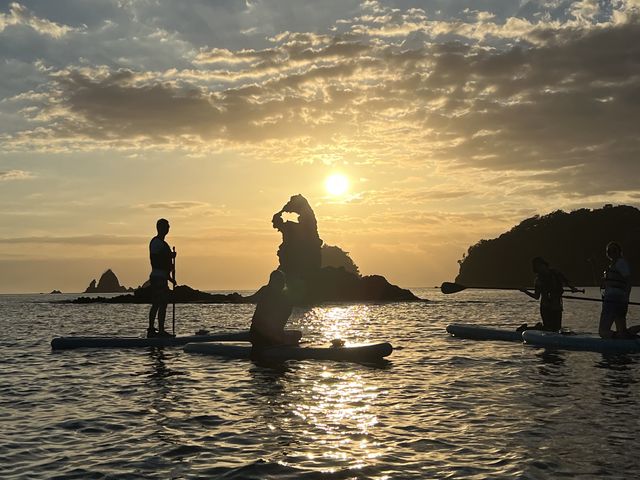 夕陽sup_西伊豆カヤック