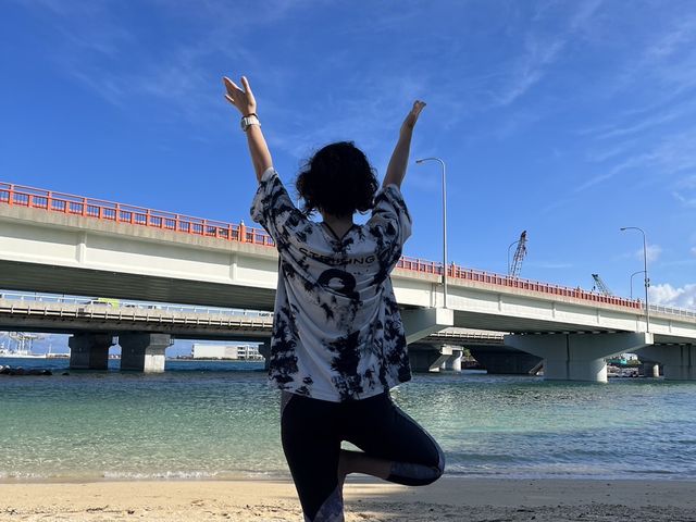 撮ってもらった写真がカッコよくて嬉しかった!_一般社団法人沖縄ヨガ協会