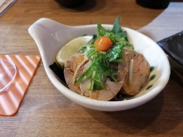 あん肝ポン酢_和いんと日本酒 kuriya