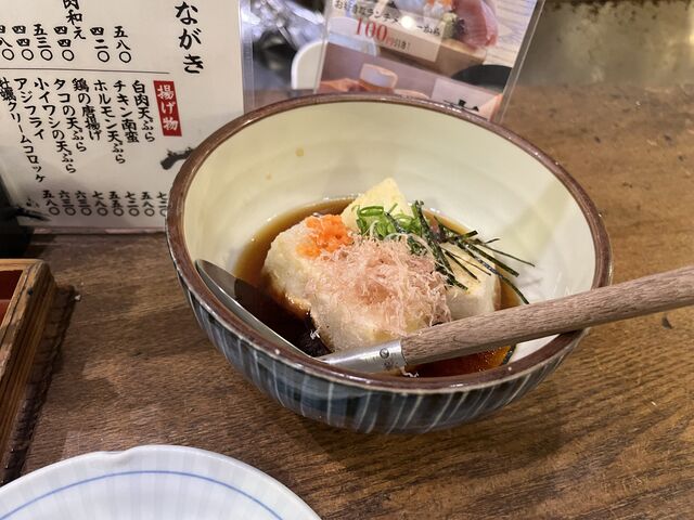 お豆腐のプルプル感が最高_大漁酒場 魚樽 袋町支店